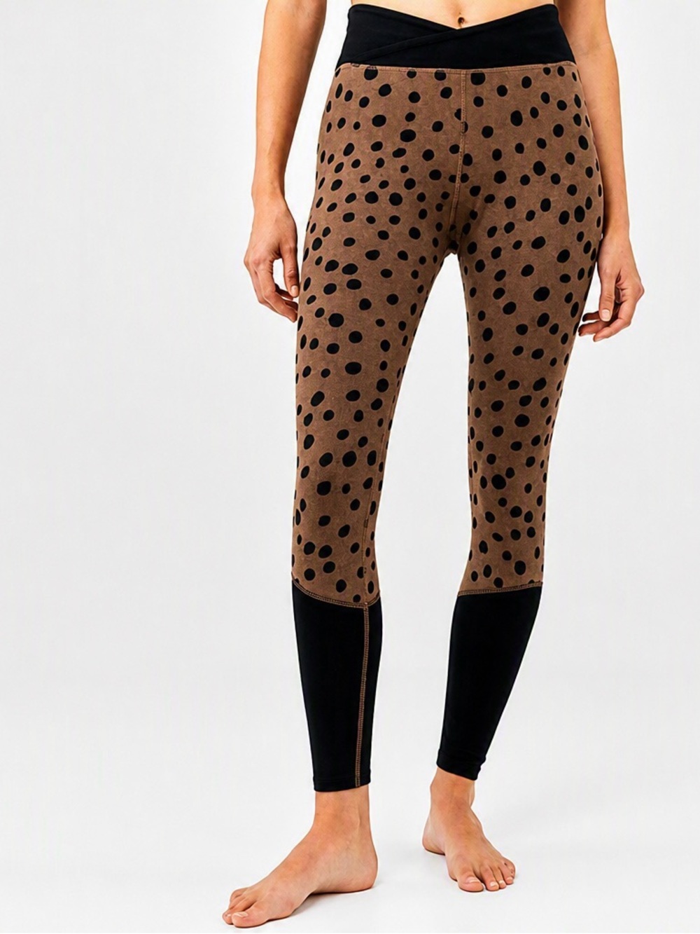 NWT PACT Organic Cotton Husk Cheetahblack Leggings - Size XS